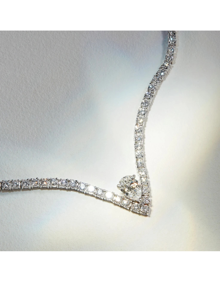 Eternal Pear Necklace